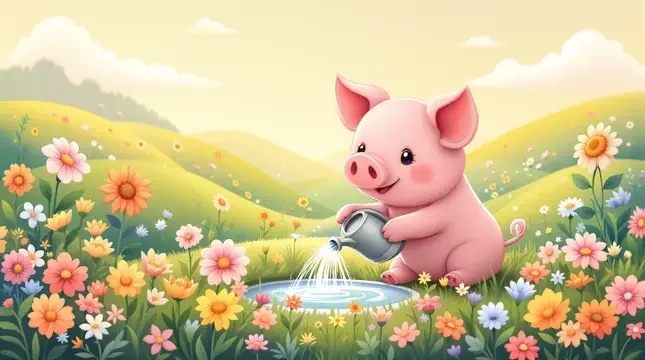 粉红小猪的魔法花园 轮播图