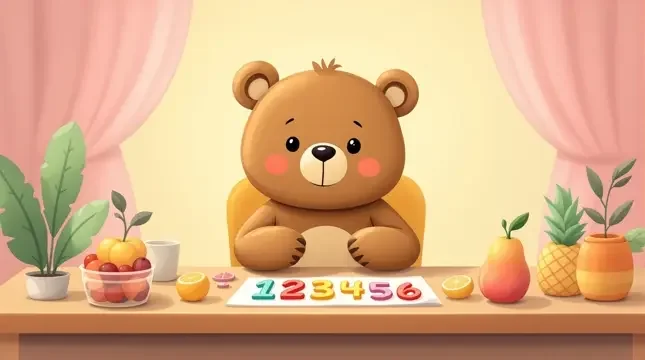 小熊学数数 封面