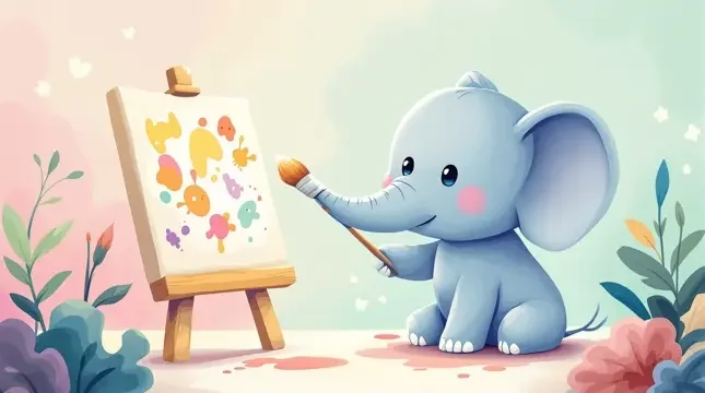 小象的画笔 封面